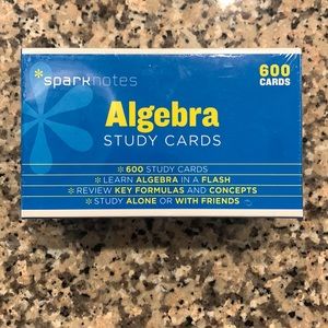 Algebra Study Cards by Sparknotes